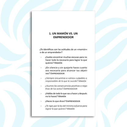 No quiero ser mamón, quiero ser emprendedor