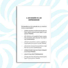 No quiero ser mamón, quiero ser emprendedor