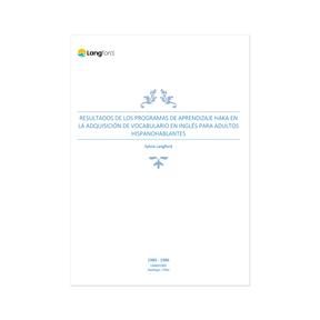 1- Resultados de los programas de aprendizaje Haka en la adquisición de vocabulario en inglés para adultos hispanohablantes