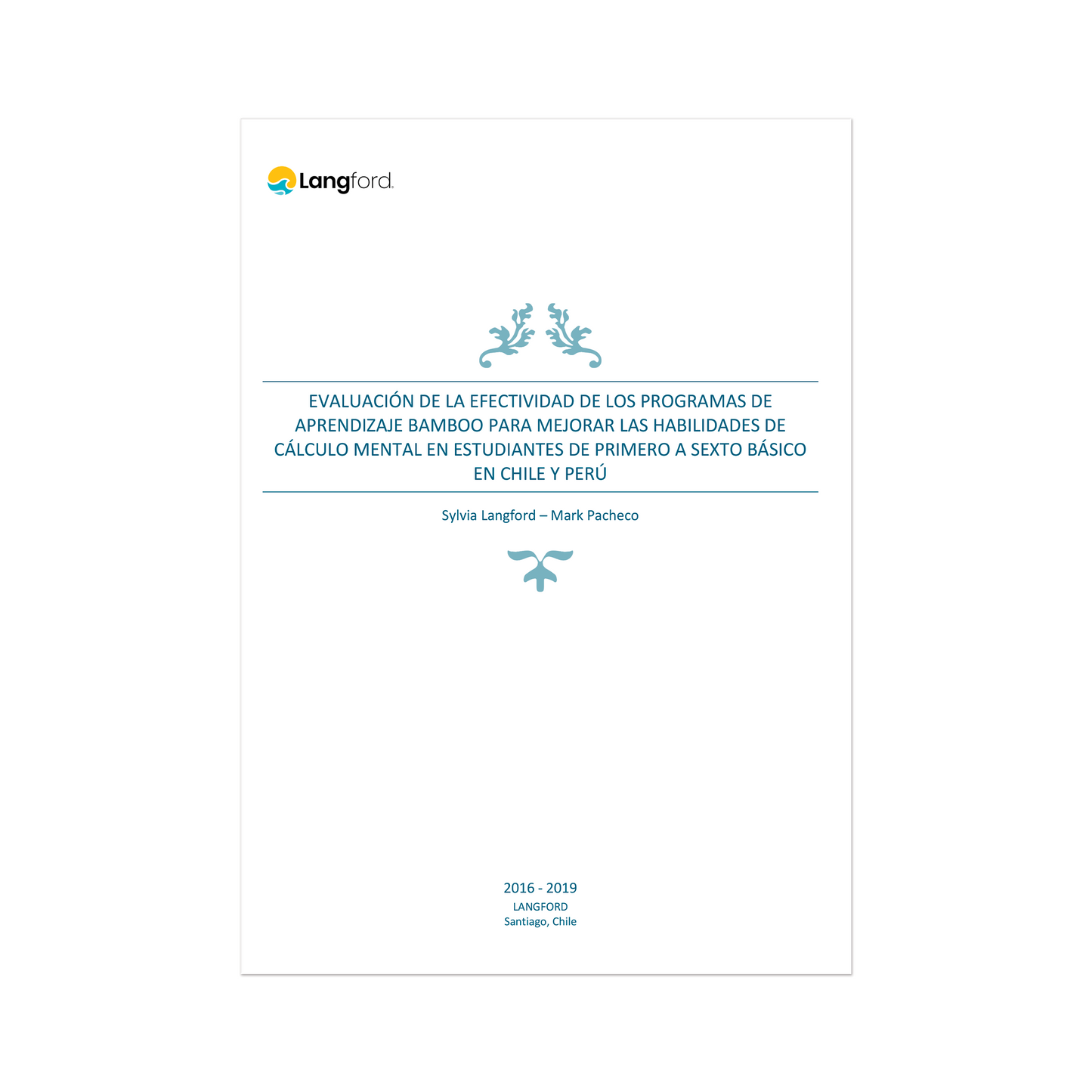 5- Evaluación de la efectividad de los programas de aprendizaje Bamboo para mejorar las habilidades de cálculo mental