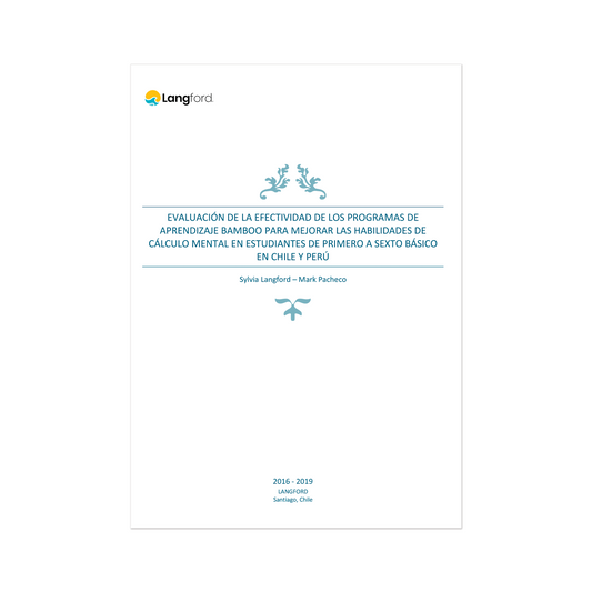 5- Evaluación de la efectividad de los programas de aprendizaje Bamboo para mejorar las habilidades de cálculo mental
