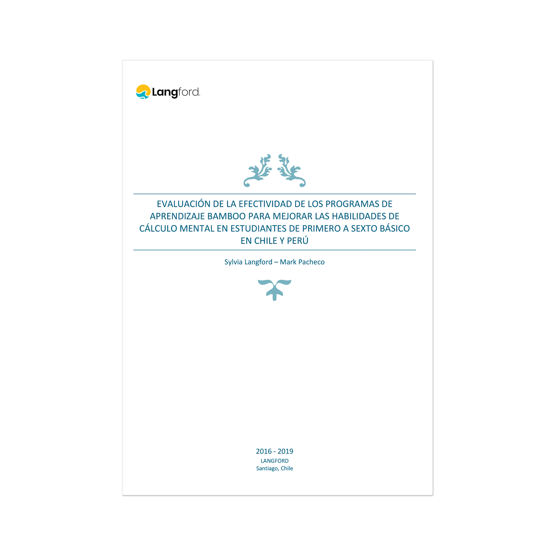 5- Evaluación de la efectividad de los programas de aprendizaje Bamboo para mejorar las habilidades de cálculo mental