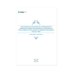5- Evaluación de la efectividad de los programas de aprendizaje Bamboo para mejorar las habilidades de cálculo mental
